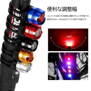 LED 小型で明るい 自転車ライト サイクルラ...の詳細画像3