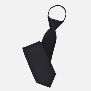 ネクタイ 礼装 黒 ワンタッチ ジッパー式 簡...の詳細画像2