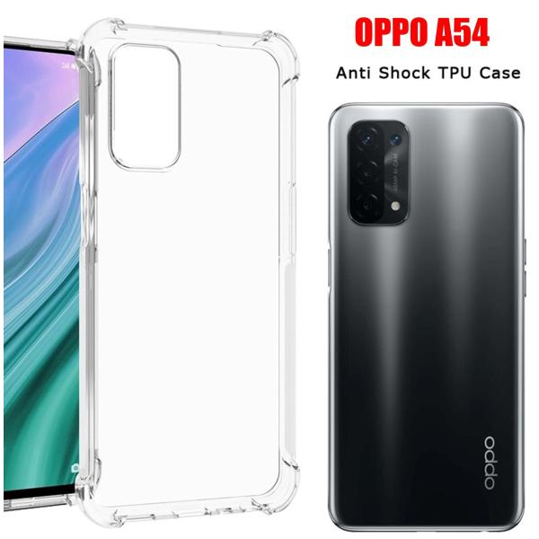 OPPO A54 スマホケース オッポ ケース クリア 透明 TPU 耐衝撃 コーナーガード