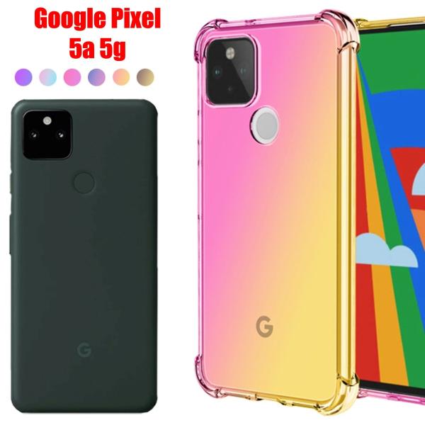 Google Pixel 5a 5G ピクセル スマホケース クリア カラー グラデーション TPU...