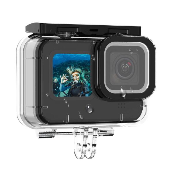 AuyKoo Gopro Hero12/Hero11/Hero 10/Hero 9 防水ケース 防水...