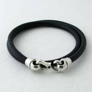 GARNI（ガルニ） Braid Coil Bracelet ブレスレット ブラウンシルバー