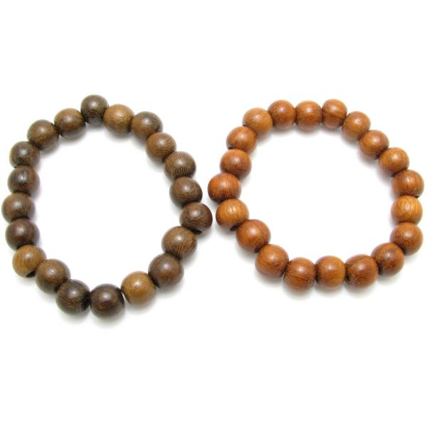 ブレスレット ウッドビーズブレスレット 大粒 木製 数珠ブレスレット 腕輪 天然 jb1000