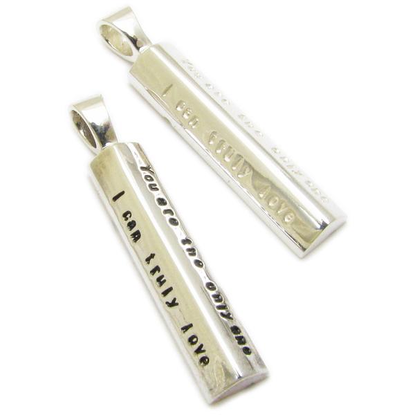 ペンダントトップ シルバー メンズ レディース ネックレス スティッククロス メッセージ JN100...