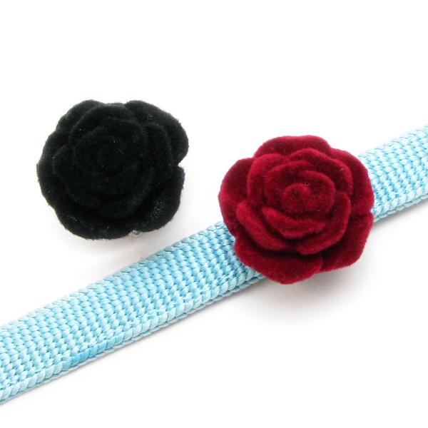 帯留め バラ 薔薇 ばら 花 着物アクセサリー 和小物 小さい 浴衣 帯どめ ベロア調 レトロ風 J...