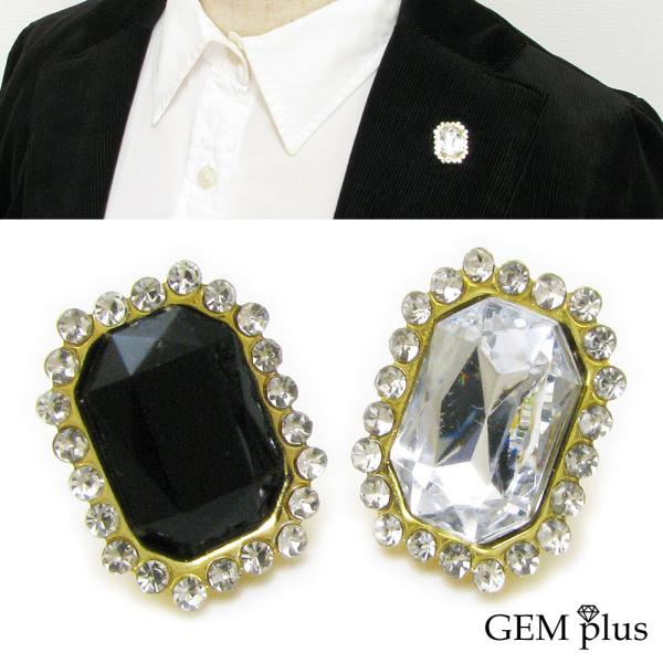 ピンブローチ ラペルピン メンズ 四角 ラインストーン タックピン 華やか ピンズ ストーン 結婚式...