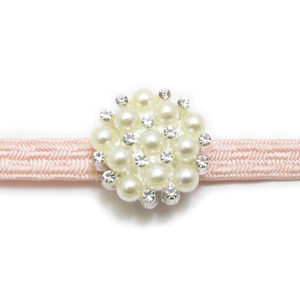 帯留め 花 パール 真珠 フラワー ラインストーン 着物アクセサリー 和小物 浴衣 帯どめ 帯飾り ...