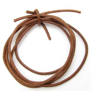 革紐 本革(牛)ひも 丸紐 皮 2.5ミリ　KAWA-019