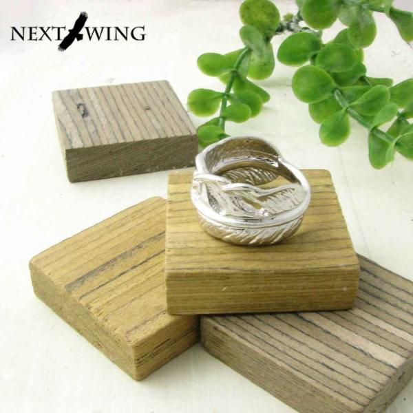 指輪 リング シンプル フェザー 羽根 ネイティブ系 NEXT WING KR37002