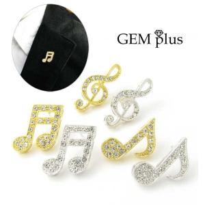 ピンブローチ ラペルピン 音符 ト音記号 音楽 KS38003