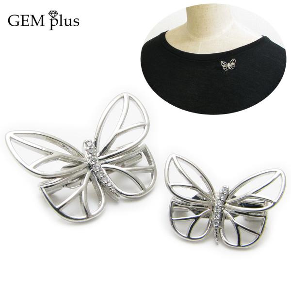 ブローチ 蝶 レディース ちょうちょ チョウチョ ラペルピン タックピン 結婚式 KS56013