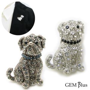 SWAROVSKI（スワロフスキー） ブローチ 犬 いぬ わんちゃん