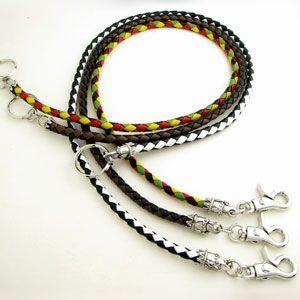 ウォレットチェーン フェイクレザー 3色 KW10032