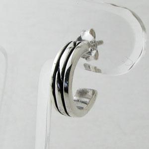 ピアス シルバー シンプルデザイン 縦２ライン 斜めライン シルバーピアス na1033