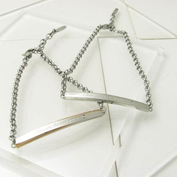 ペアブレスレット close to me ステンレス SBR11-013 014