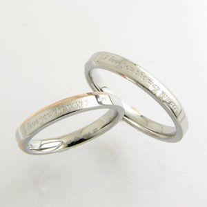 ペアリング close to me ステンレス ペアステンレスリング SR11-003p