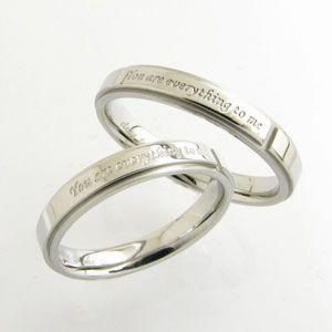 ペアリング close to me ステンレス ペアステンレスリング SR11-004p