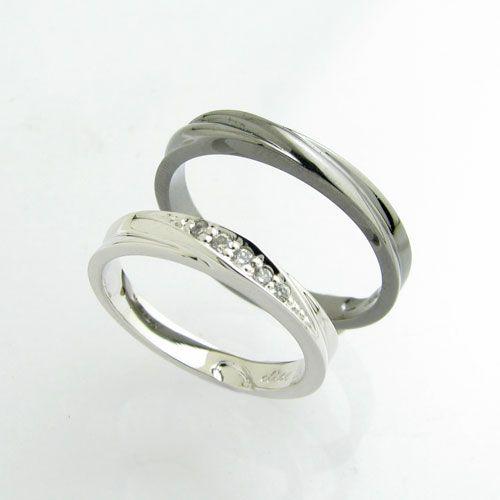 ペアリング close to me 合わせるとハート シークレットハート ペアシルバーリング SR1...