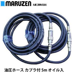 丸善工業 油圧延長ホース 5m 2本セット オイル入り KH01Z536A0 油圧 