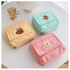 milkjoy くまベアナイロンポーチ 韓国 メイク 母子手帳