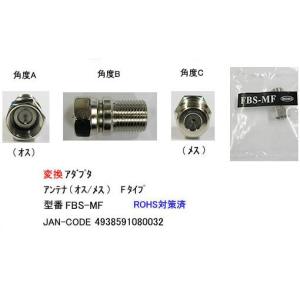 アンテナ F型 オス ⇔ メス 変換アダプタ F...の商品画像