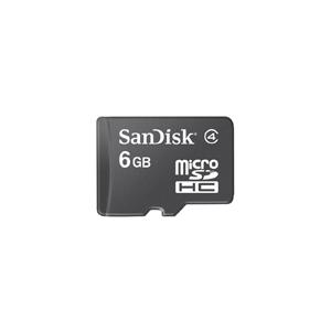 SANDISK製 microSDHC/6GB
