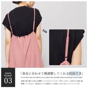 レディース オールインワン ペアスキン サロペ...の詳細画像4