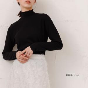 ハイネック長袖Tシャツ トップス レディース ...の詳細画像4