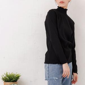 ハイネック長袖Tシャツ トップス レディース ...の詳細画像5