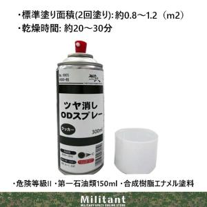艶消し ODラッカースプレー 300mlの詳細画像1