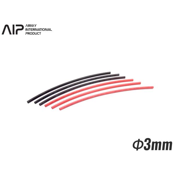 AIP-TO-03　AIP 熱収縮チューブ 3mm×165mm 6Pcs