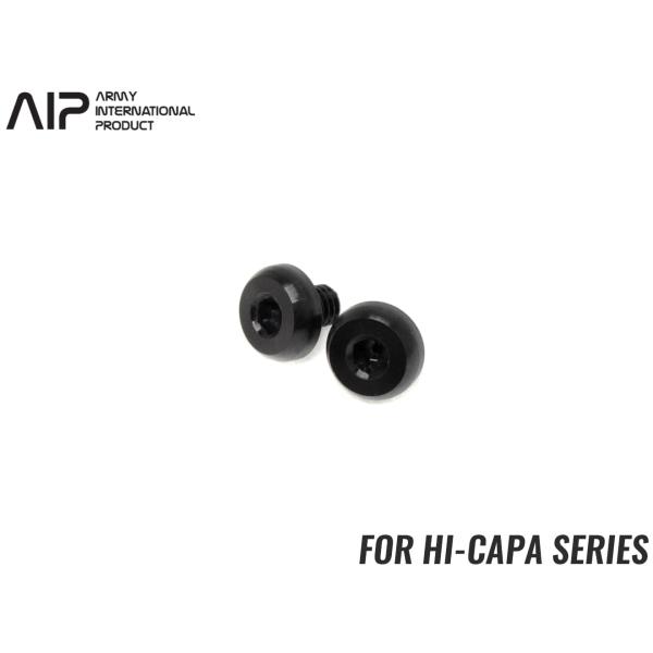 AIP023-HC-BK　AIP A7075 CNC グリップスクリュー Hi-CAPA ブラック