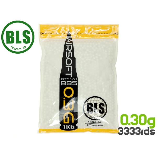 BLS-P-030W1KG　BLS Precision 精密プラスティックBB弾 0.3g 3333...