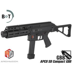 BTA-APC-010　ARCHWICK B&T Air APC9 SD Compact GBB ガスガン BK
