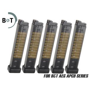 BTA-MG-APC-A1　ARCHWICK B&T Air APC9シリーズ 電動ガン共通 100連スペアマガジン 5本セット
