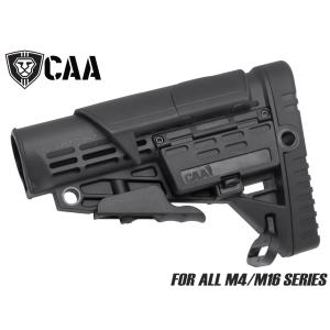 CAA-STK-003BK CAA Airsoft CBS+ACP コラシブルバットストック+アジャスタブルチークレスト for M4 CAD-STOCK-01-BK