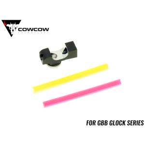 CCT-TMG-009　COWCOW TECHNOLOGY ファイバーオプティック フロントサイト GLOCKシリーズ｜MILITARY BASE