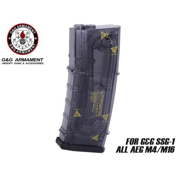 GG-556-002　G&amp;G SSG-1 105連 ミッドキャップマガジン(AEG M4)(Coun...
