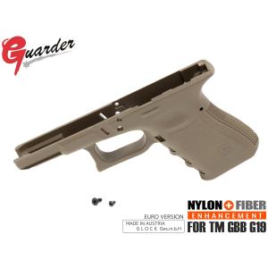 GLK-181(FDE)　GUARDER GLOCK Gen.3 オリジナルフレーム EURO Ver for マルイ G19 GLOCK-181(FDE)｜militarybase