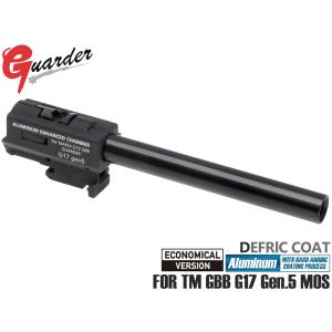 GLK-542(BK) GUARDER G45 スチールCNC アウターバレル for マルイ G17