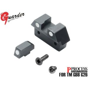 GLOCK-68 GUARDER ガーダー スチールナイトサイト マルイ G26用 GLK-68