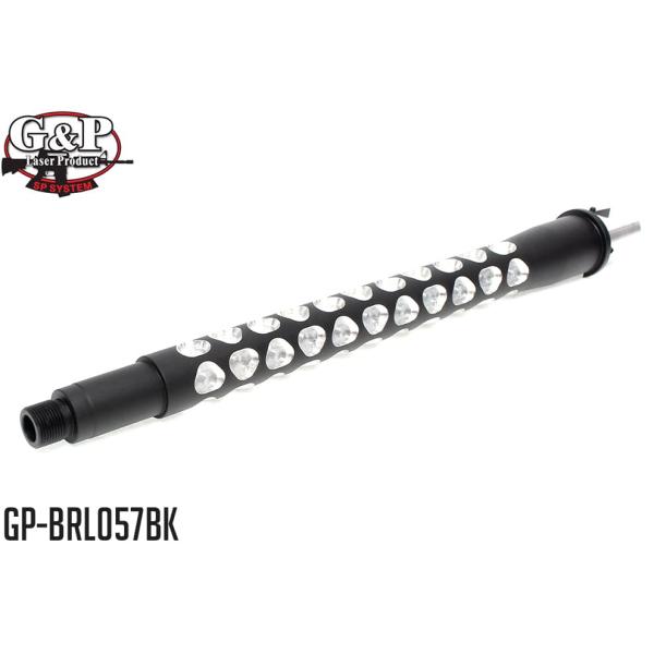 GP-BRL057BK　G&amp;P 11インチ トライアングルパターン テーパー アウターバレル CW/...