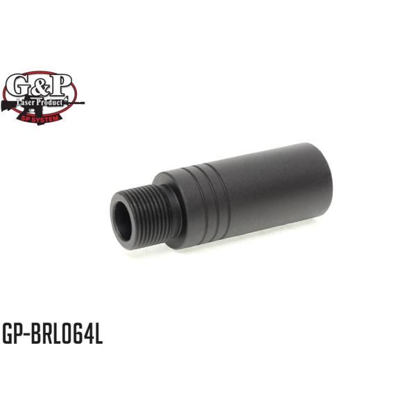 GP-BRL064L　G&amp;P 1.5インチ アウターバレル エクステンション CCW/CCW/BK