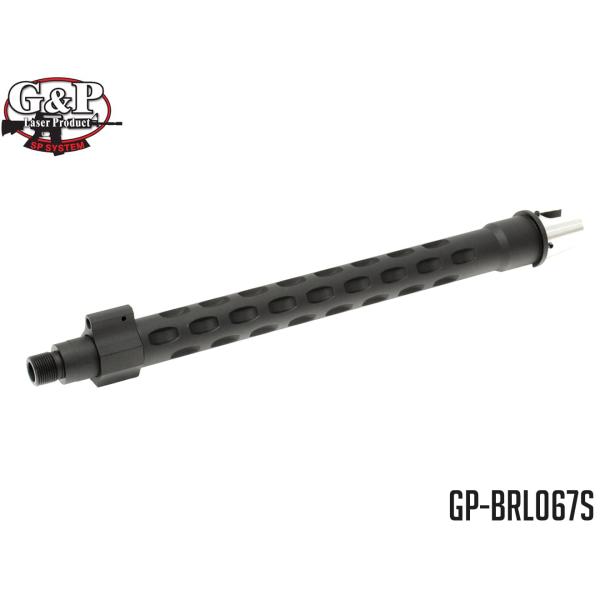GP-BRL067S　G&amp;P 11.5インチ テーパーヘビーバレル セミフルート w/SAI ガスブ...