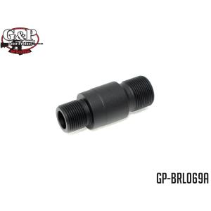 GP-BRL069A　G&amp;P 19mm アウターバレルエクステンション (16M) 14mm CW BK