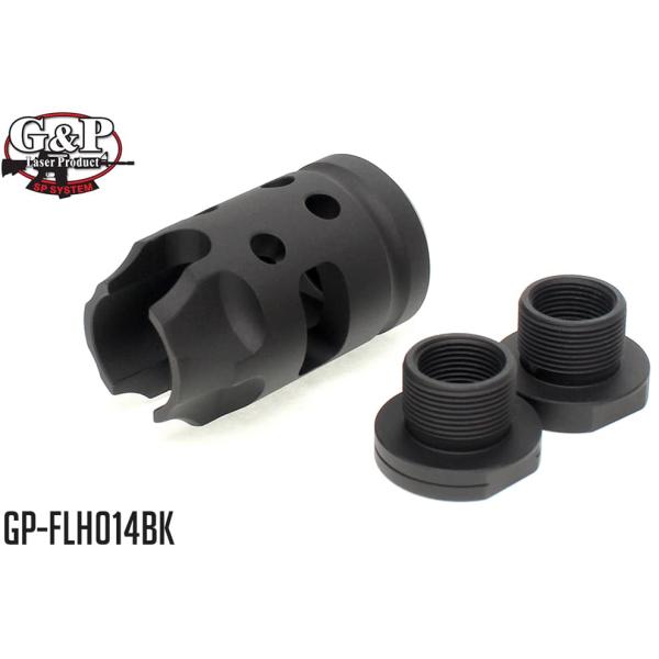 GP-FLH014BK　G&amp;P MOTS TAC フラッシュハイダー ショーティ/BK