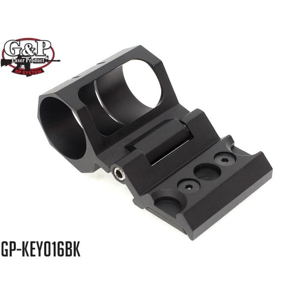 GP-KEY016BK　G&amp;P KEYMOD アジャスタブル フラッシュライトマウント 1インチ/B...