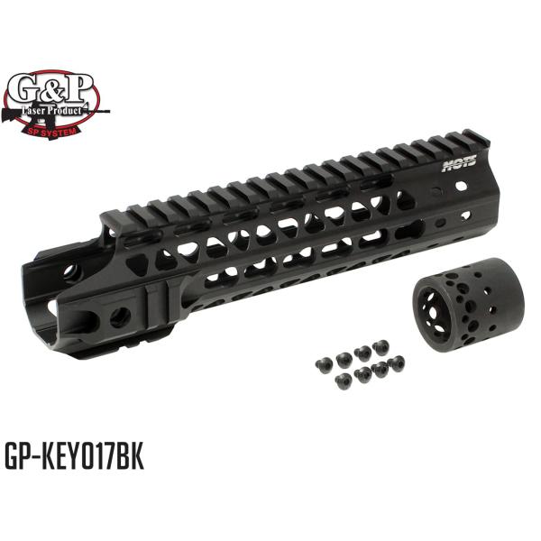 GP-KEY017BK　G&amp;P MOTS 9インチ アッパーカット KEYMOD RAS/BK