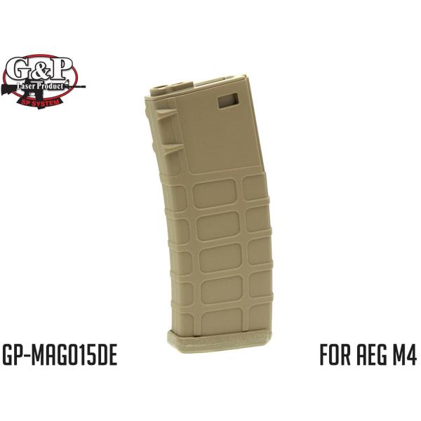 GP-MAG015DE　G&amp;P GMAG 340Rds マガジン AEG M4 FDE