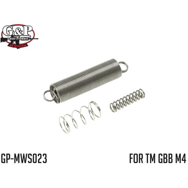 GP-MWS023　G&amp;P 強化バルブスプリング w/ リターンスプリングセット TM GBB M4